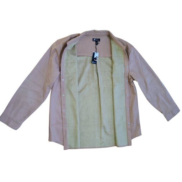 J. Ferrar X Jason Bolden Mens 2XLT Dusty Mauve Shirt Jacketsz 2xl - Picture 3 of 5